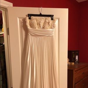 Cream formal dress